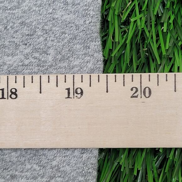 Vintage 90s Navy Football Shirt Medium 19x25 Gray Spellout - Picture 7 of 13